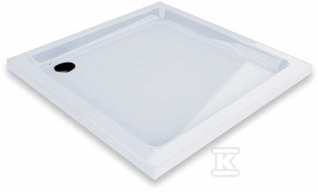 Brodzik Ravak Angela Basic Kompakt 90cm-samonośny prysznicowy kwadratowy do instalacji w całości z panelem wykonany z antybakteryjnego u średnica syfonu 90mm