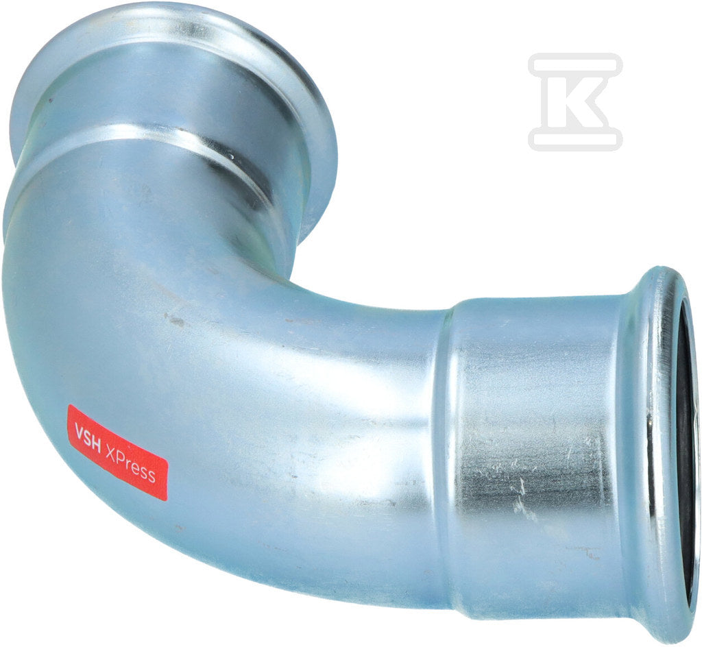 Kolano 90° Steel - 76.1