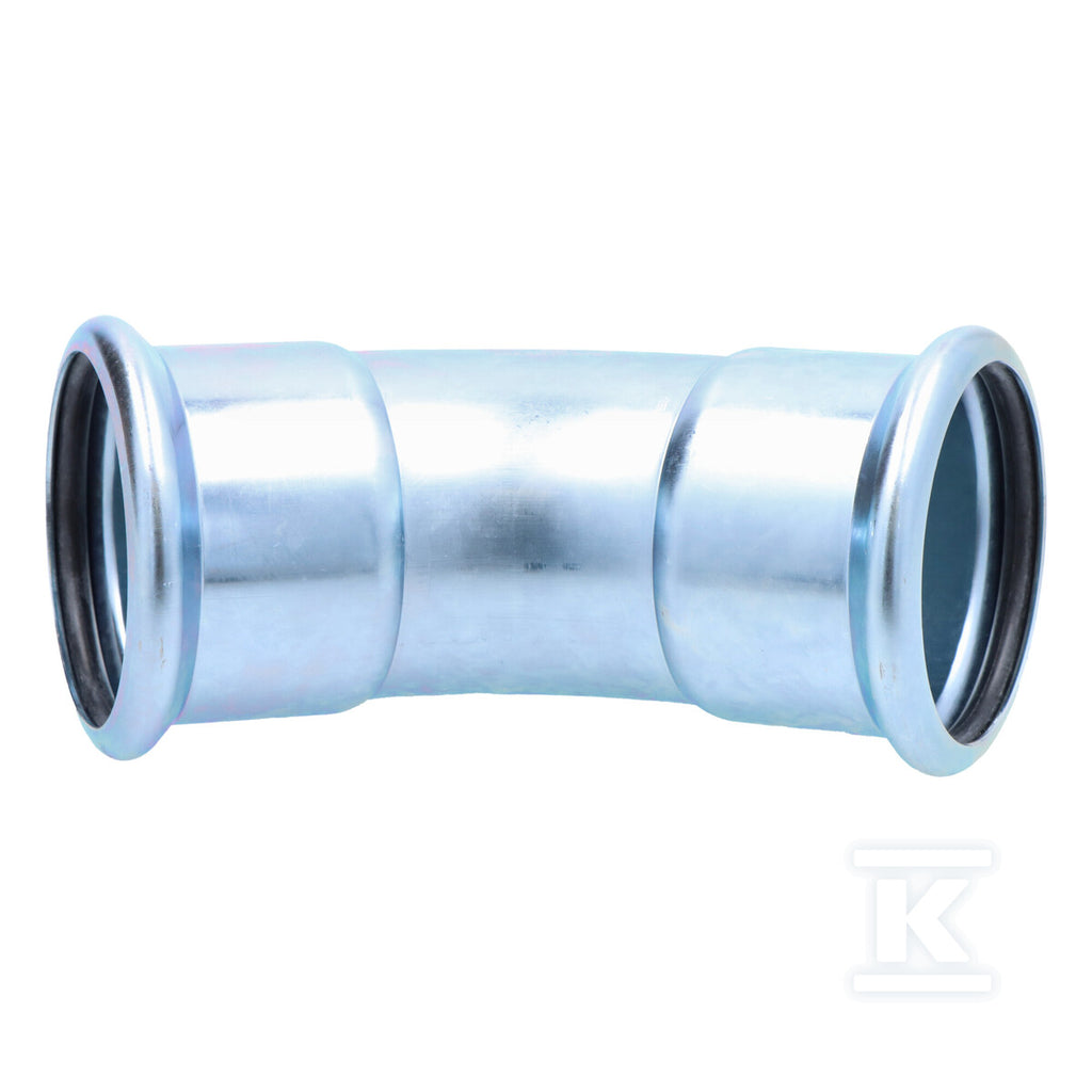 Kolano 45° Steel Sprinkler - 76.1