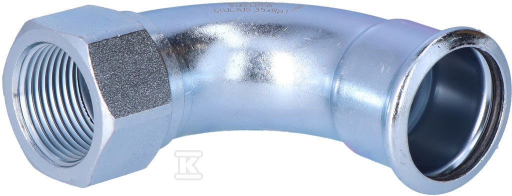 Kolano 90° GW Steel Sprinkler - 35 Rp1"