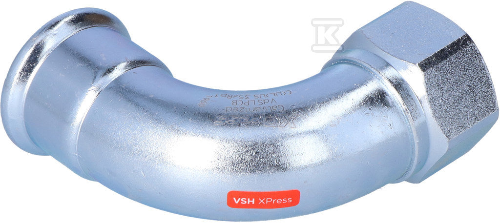 Kolano 90° GW Steel Sprinkler - 35 Rp1"