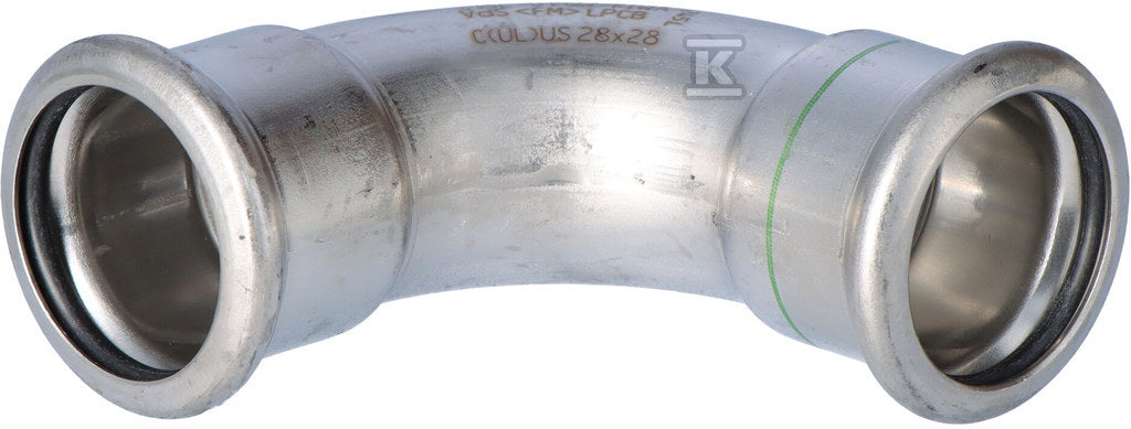 Kolano 90° Inox - 28