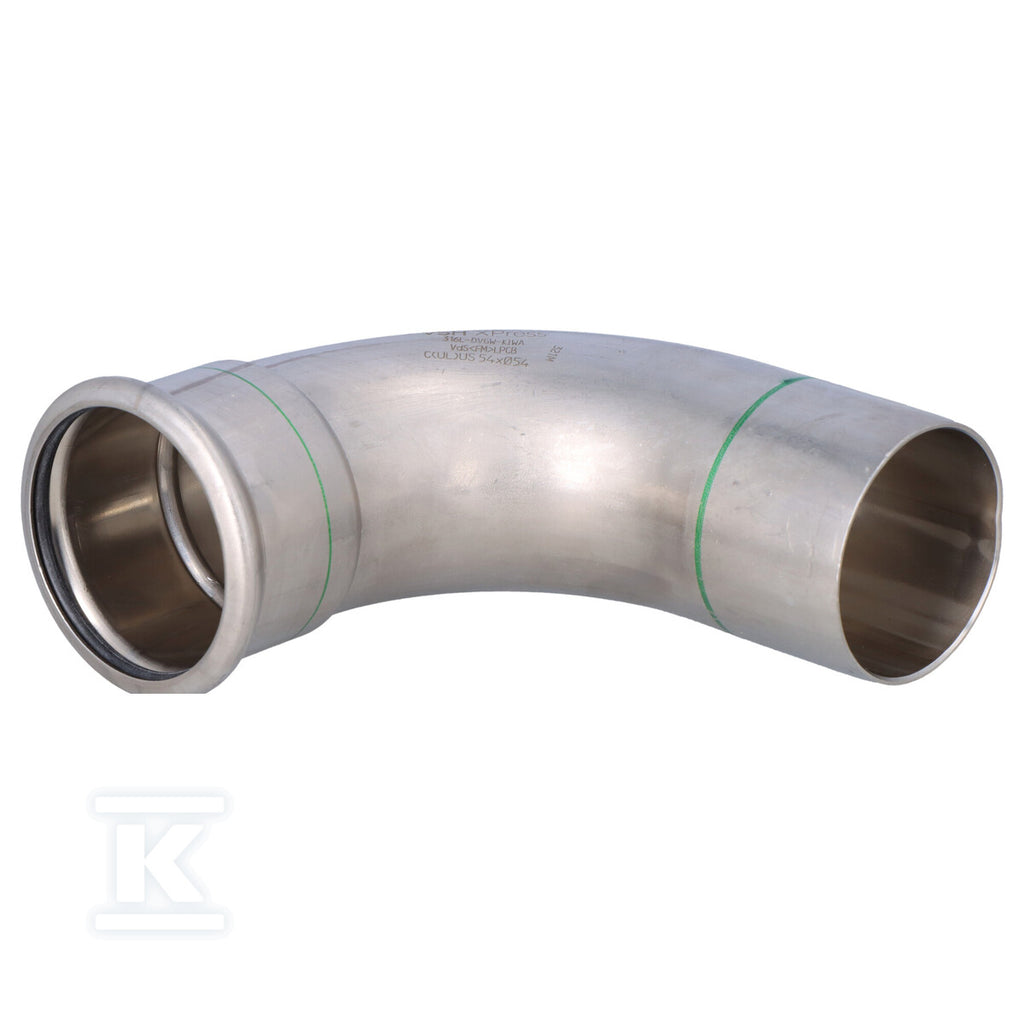 Kolano nyplowe 90° Inox - 54