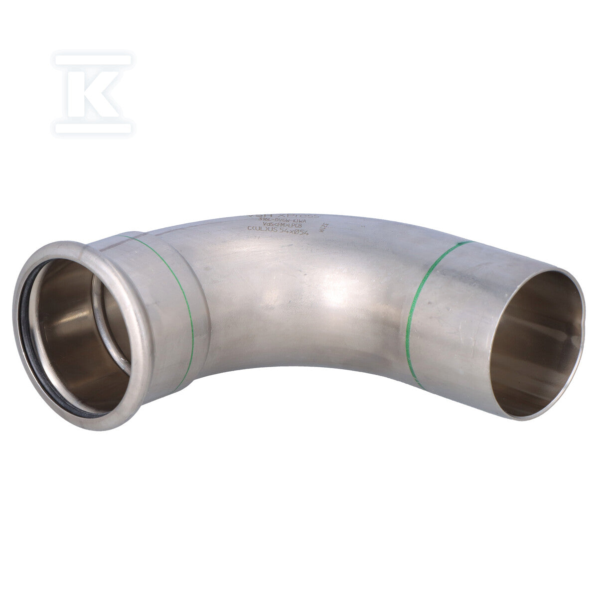 Kolano nyplowe 90° Inox - 54