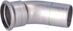 Kolano nyplowe 45° Inox - 35