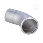 Kolano nyplowe 45° Inox - 54