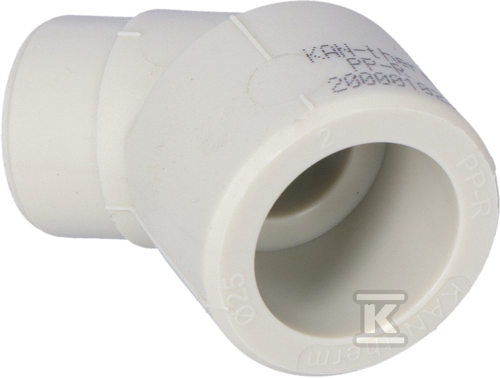 Kolano nyplowe 45° PP-R - 25