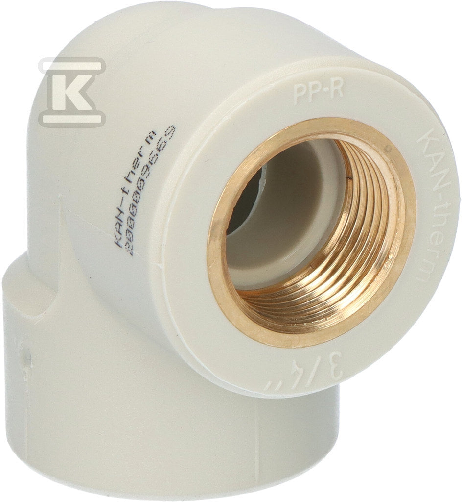 Kolano 90° PP-R GW - 32 Rp3/4"