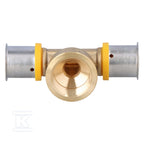 Trójnik mosiężny GW ultraPRESS - 20 Rp3/4"