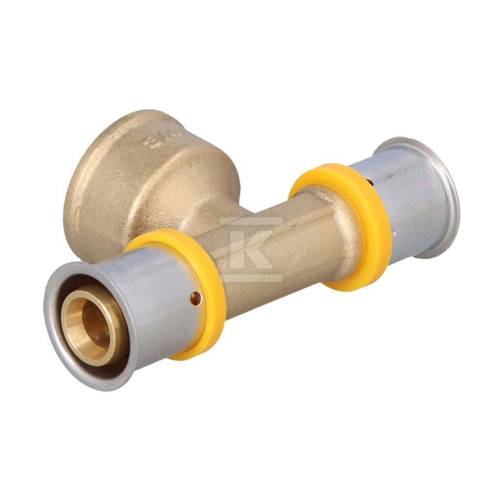 Trójnik mosiężny GW ultraPRESS - 20 Rp3/4"