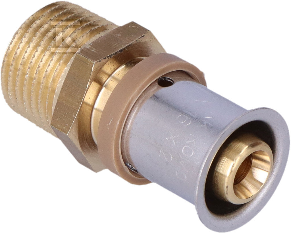 Złączka mosiężna GZ ultraPRESS - 16 R1/2"