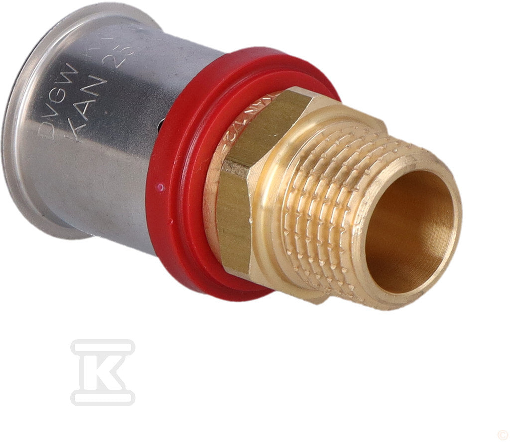Złączka mosiężna GZ ultraPRESS - 25 R1/2"