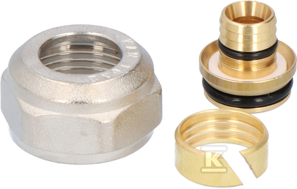 Śrubunek mosiężny GW do rur PERTAL ultraPRESS - 16 G3/4"
