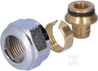 Śrubunek mosiężny GW do rur PERT i PEXC - 18x2.5 G3/4"
