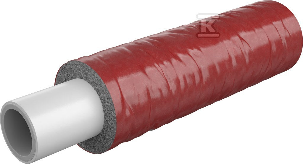 Rura PERTAL w czerwonej izolacji 6 mm ultraPRESS - 20x2.0 zwój 50 m