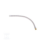 Wąż w oplocie 10bar,L=70 cm,1/2" gwint wewnętrzny / gwint zewnętrzny nierdzewny