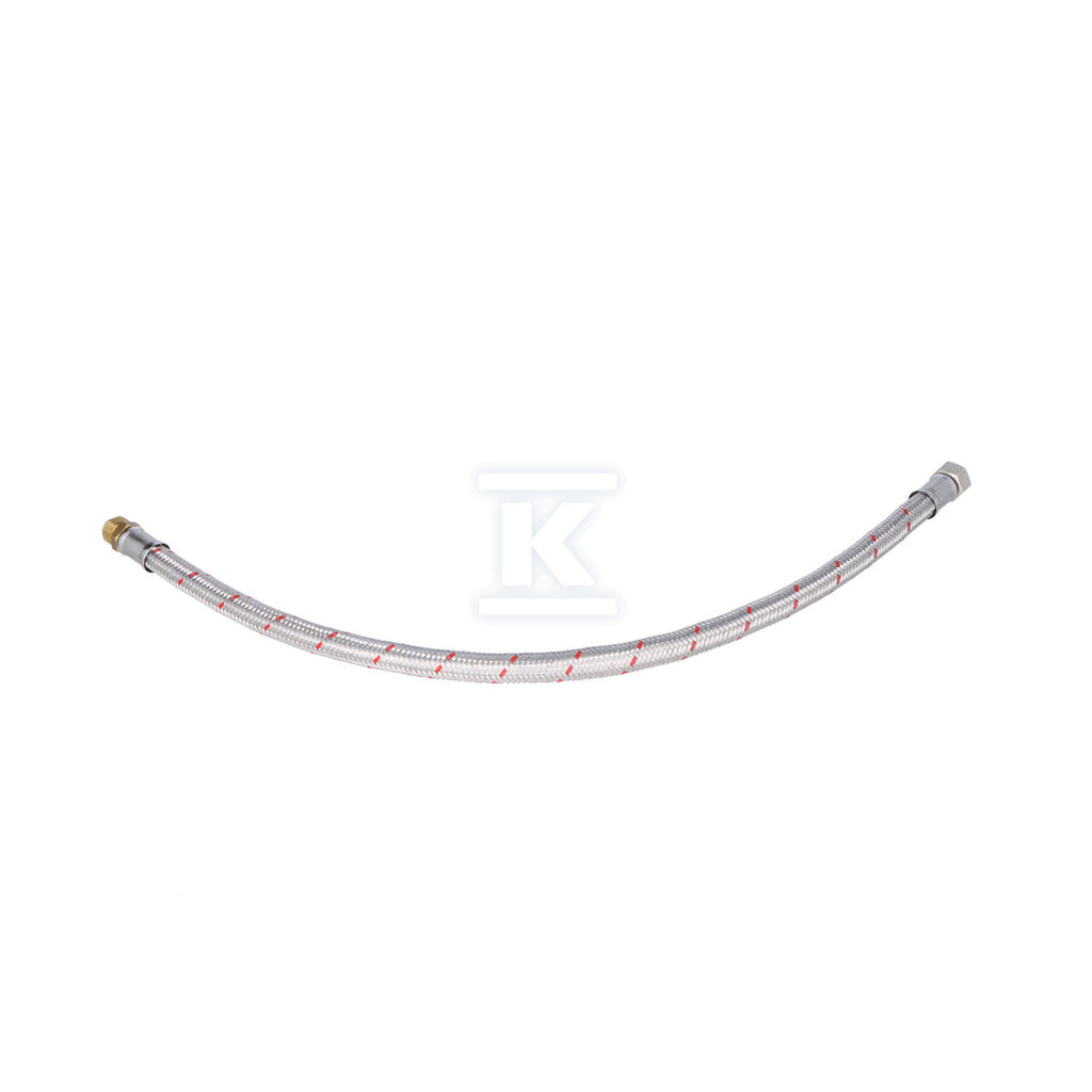 Wąż w oplocie 10bar,L=70 cm,1/2" gwint wewnętrzny / gwint zewnętrzny nierdzewny