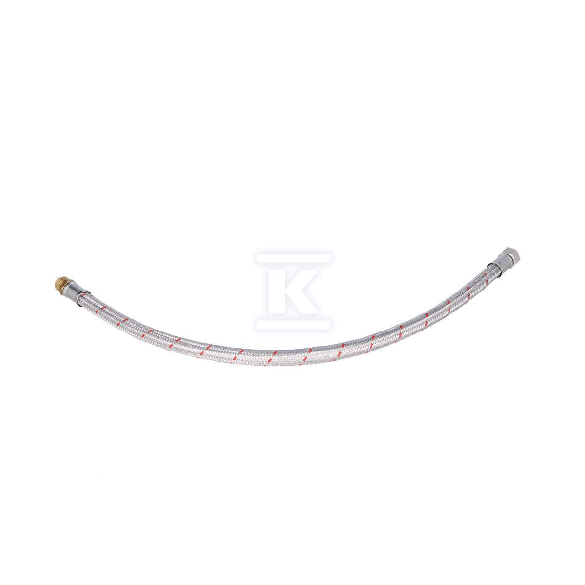 Wąż w oplocie 10bar,L=70 cm,1/2" gwint wewnętrzny / gwint zewnętrzny nierdzewny