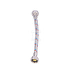 Wąż w oplocie stalowym 20 cm 1/2" nakrętno-nakrętny uszczelka
