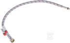 Wąż w oplocie stalowym 60 cm 10x3/8" nypel długi oplot stalowy Onnline