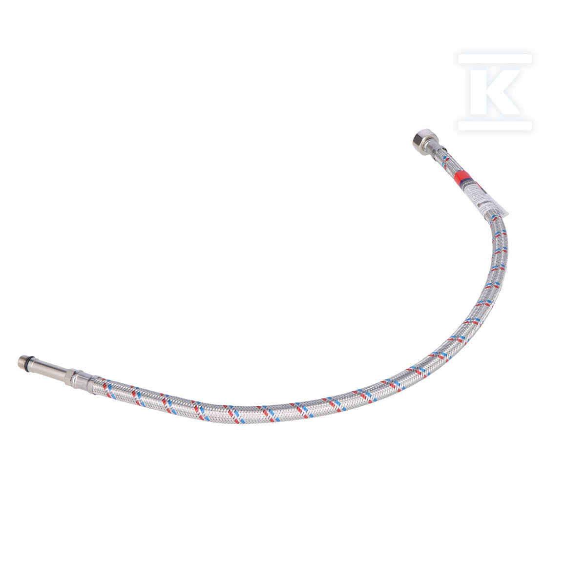 Wąż w oplocie stalowym 60 cm 10x3/8" nypel długi oplot stalowy Onnline