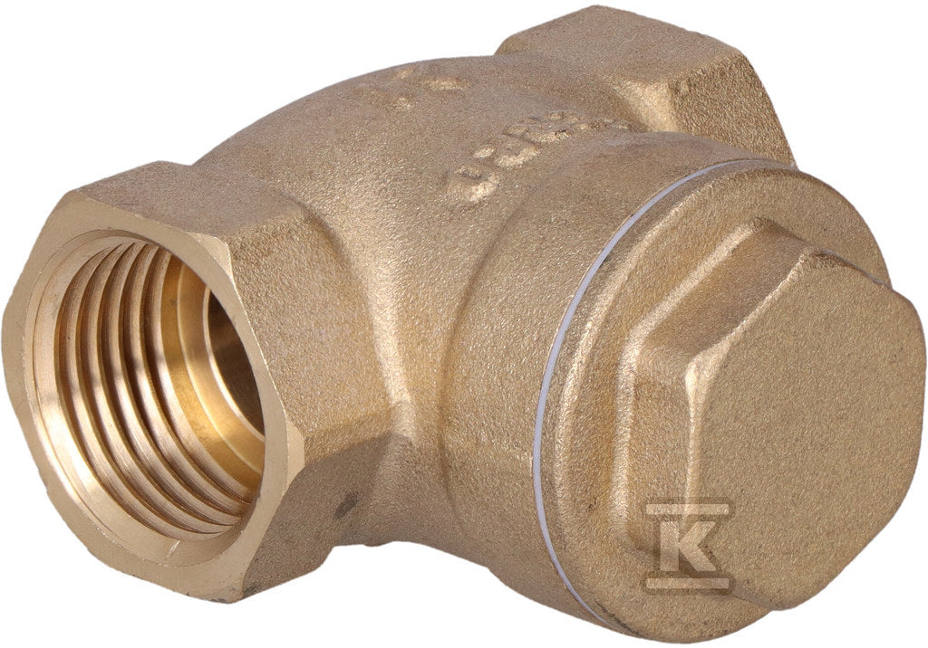 Zawór zwrotny 1/2" z klapą, PN16
