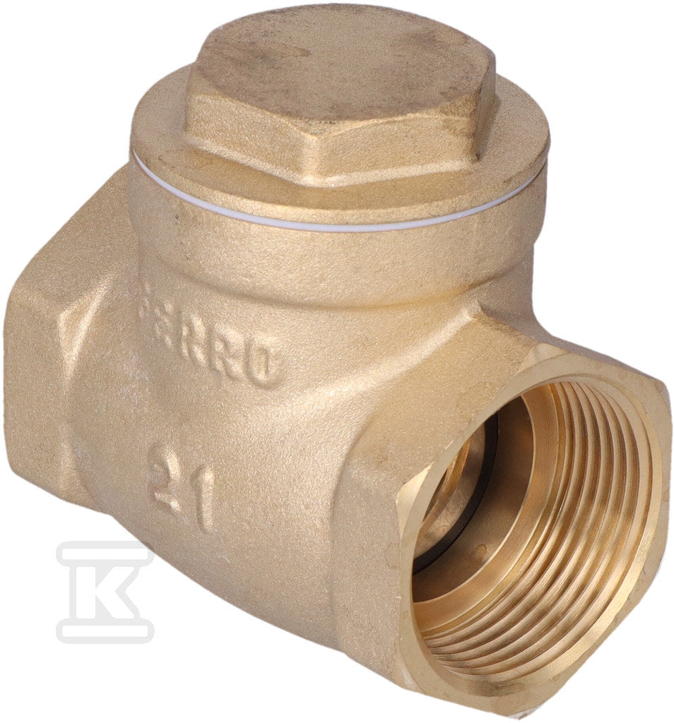 Zawór zwrotny 5/4" z klapą, PN16