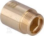 Przedłużka mosiężna 3/4" 30 mm żółta Onnline