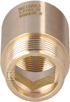 Przedłużka mosiężna 3/4" 30 mm żółta Onnline