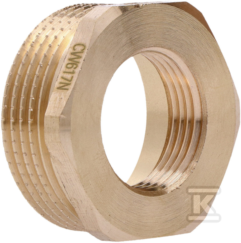 Redukcja mosiężna 5/4"x3/4" żółta