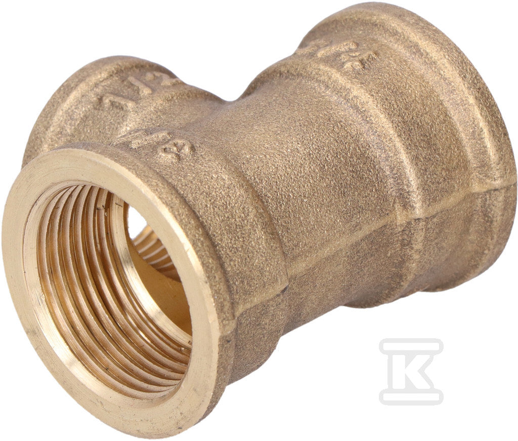 Trójnik redukcyjny mosiężny 3/4"x1/2"x3/4" żółty