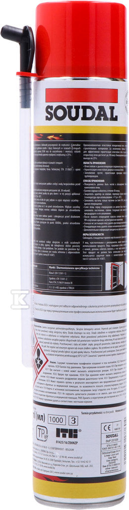 Pianka montażowa 750 ml SOUDAFOAM FR HY PL/RUS