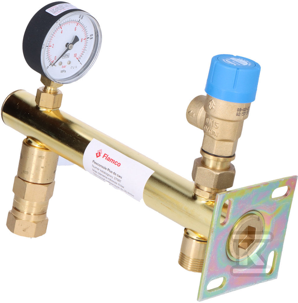 Konsola FLEXCONSOLE, przyłącza GW 3/4", biała
