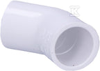 Kolano 45˚ KW/KW PVC-U 3/4"