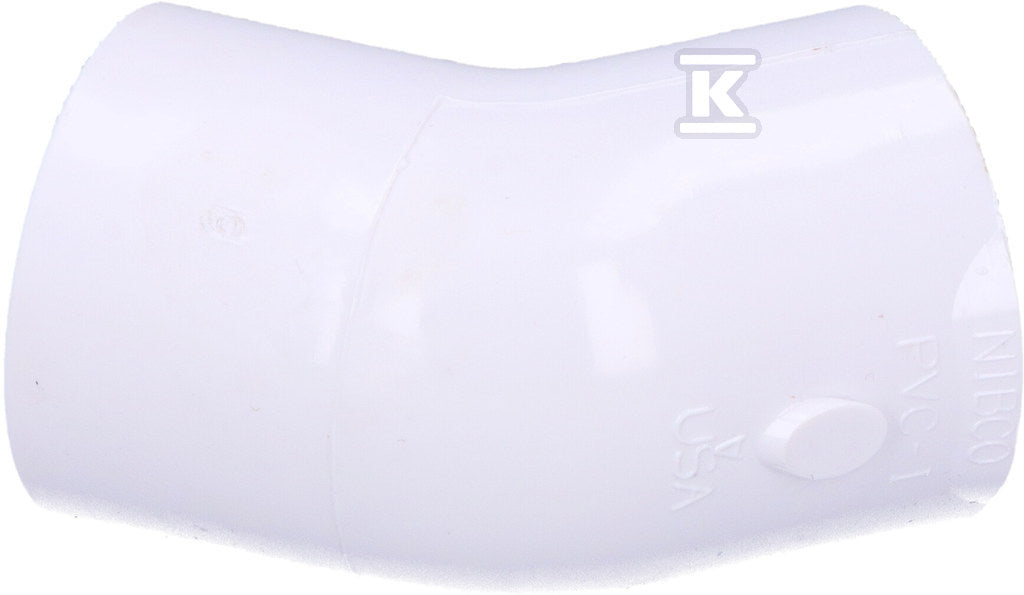 Kolano 45˚ KW/KW PVC-U 1"