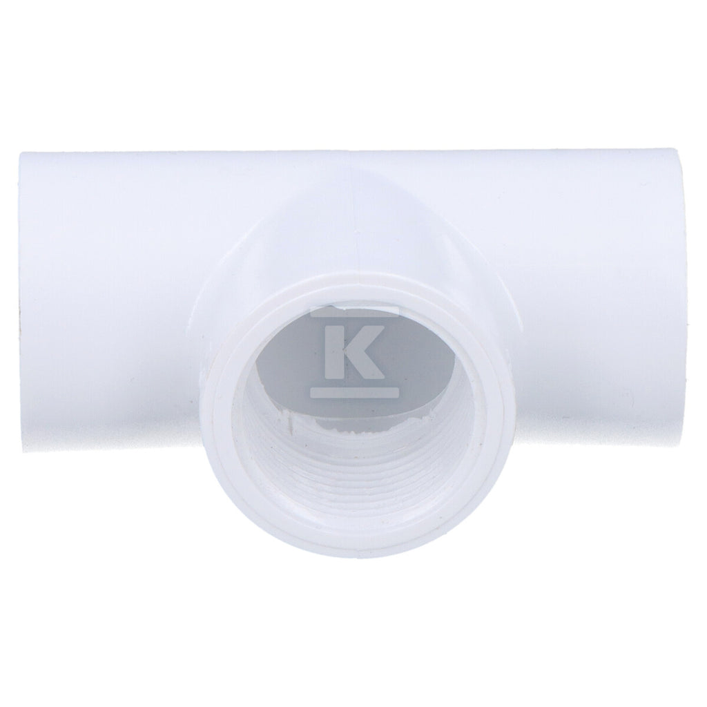 Trójnik nakrętny KW/KW/GW PVC-U 1"