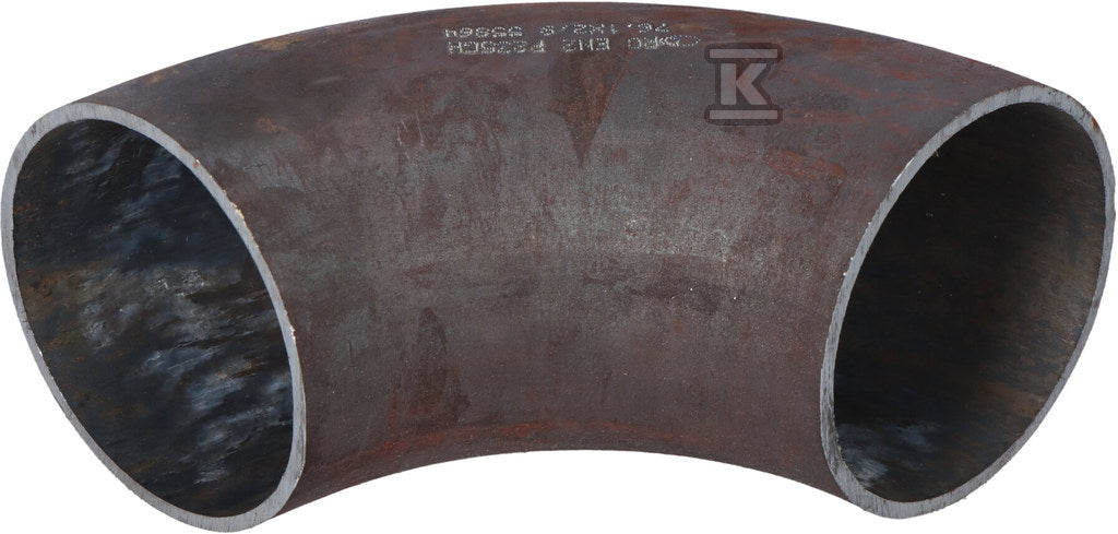 Kolano hamburskie spawalnicze 90st 76,1 X 2,9 S235 (2 1/2")