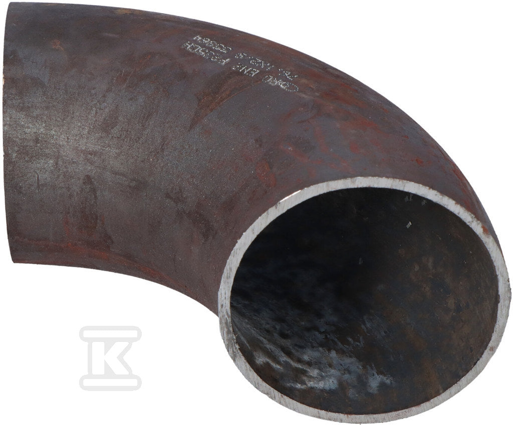 Kolano hamburskie spawalnicze 90st 76,1 X 2,9 S235 (2 1/2")