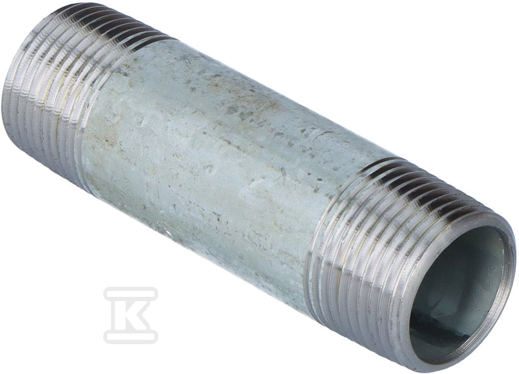 Sztucer stalowy ocynk gwint dwustronny 3/4" L=80