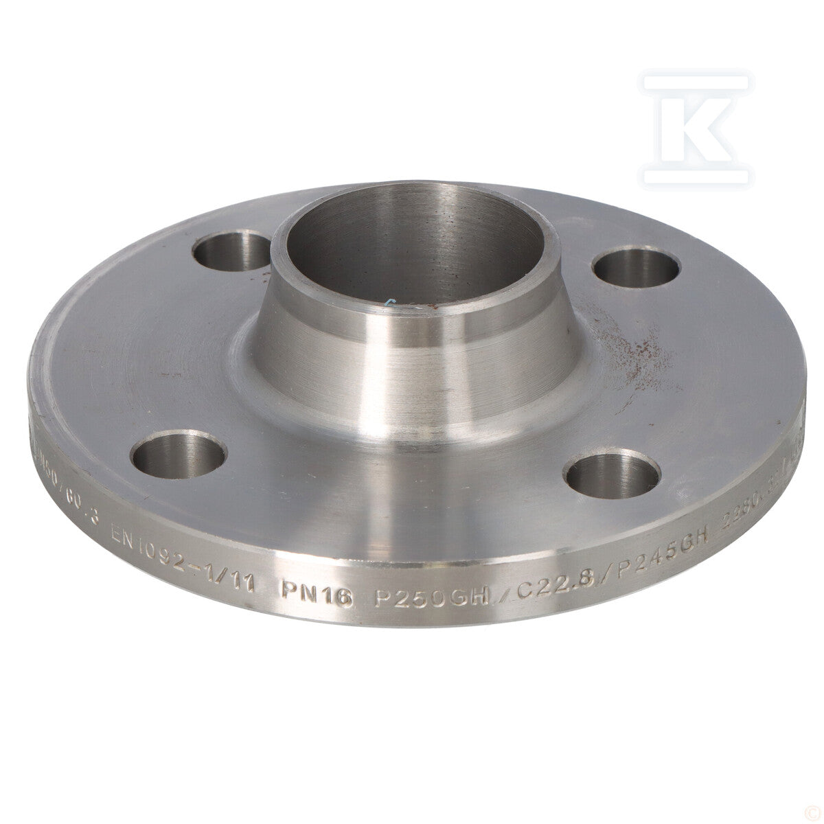 Kołnierz stalowy szyjkowy do przyspawania DN50 P16 EN1092-1 P245GH/P250GH