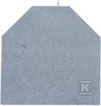 FASERFIX KS 100, ścianka czołowa typ 01, pełna, ocynk.