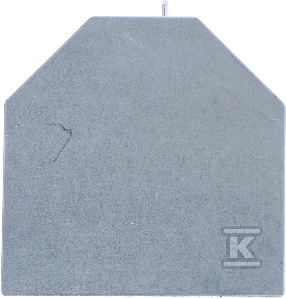 FASERFIX KS 100, ścianka czołowa typ 01, pełna, ocynk.