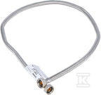 Wężyk z gwintem W-W w oplocie ze stali nierdzewnej Viper Plus 1/2" - L 100