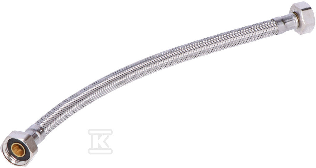 Wężyk z gwintem W-W w oplocie ze stali nierdzewnej Viper Plus 1/2" - L 30