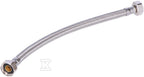 Wężyk z gwintem W-W w oplocie ze stali nierdzewnej Viper Plus 1/2" - L 30