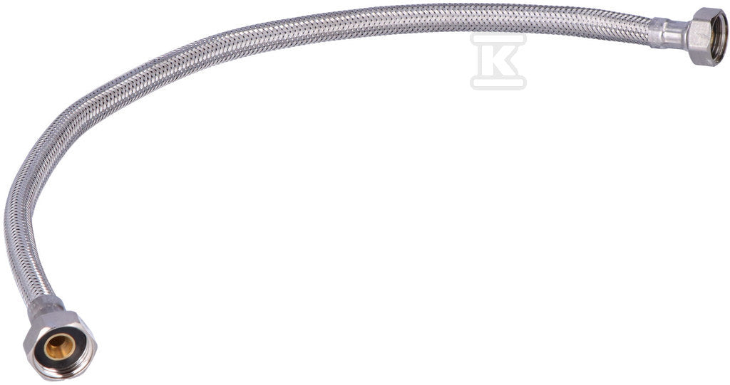Wężyk z gwintem W-W w oplocie ze stali nierdzewnej Viper Plus 1/2" - L 50