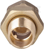 Śrubunek Twist prosty krótki 3/4" o-ring mosiądz