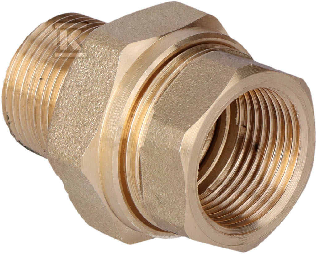 Śrubunek Twist prosty krótki 3/4" o-ring mosiądz