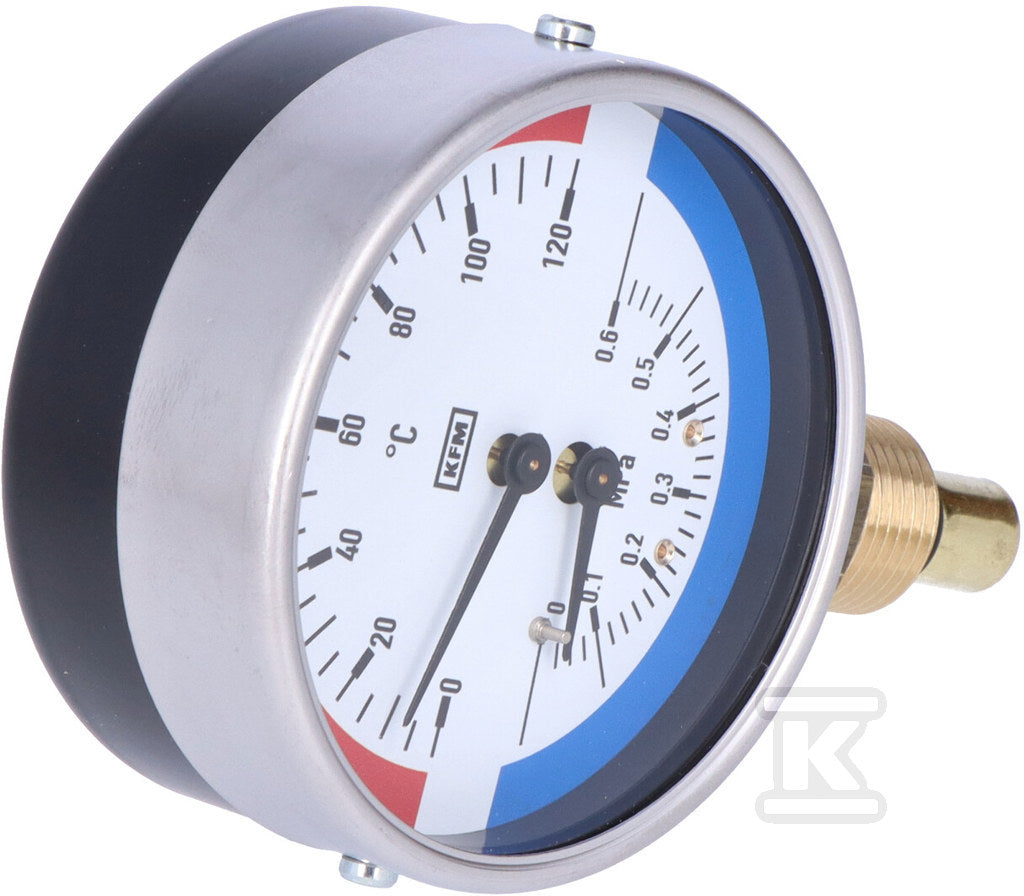 Termomanometr WP80R R1/2 0,6 MPa/120 ST.C