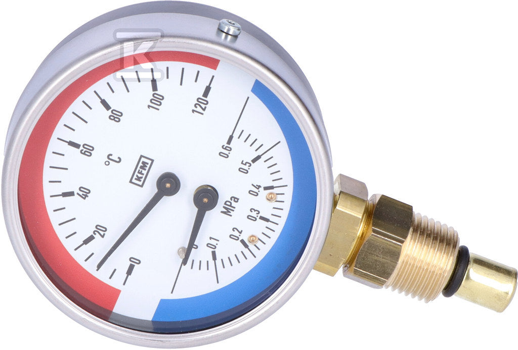 Termomanometr WP80R R1/2 0,6 MPa/120 ST.C